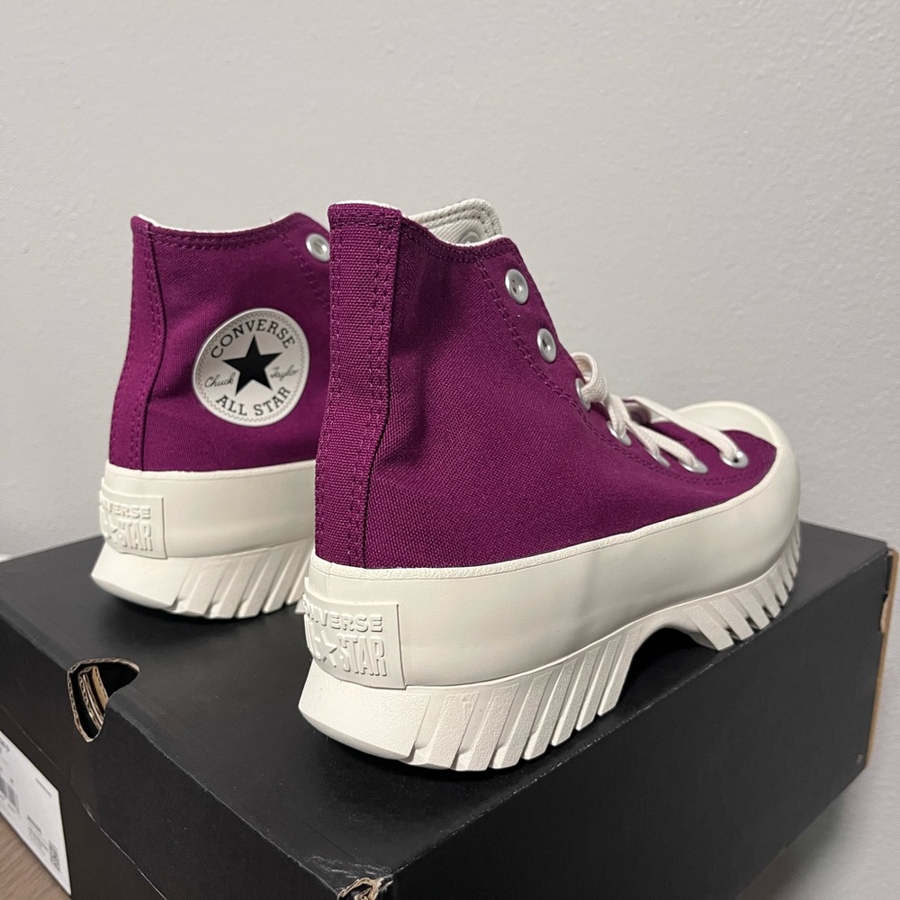 NWT Converse Chuck Taylor All Star Lugged 2.0 - Mysthic Orchid Color - A03701C - Picture 10 of 12